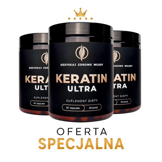 KERATIN ULTRA 3×90 kapsułek